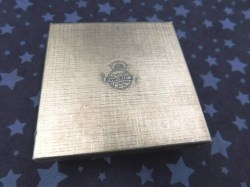 round rhineston brooch box